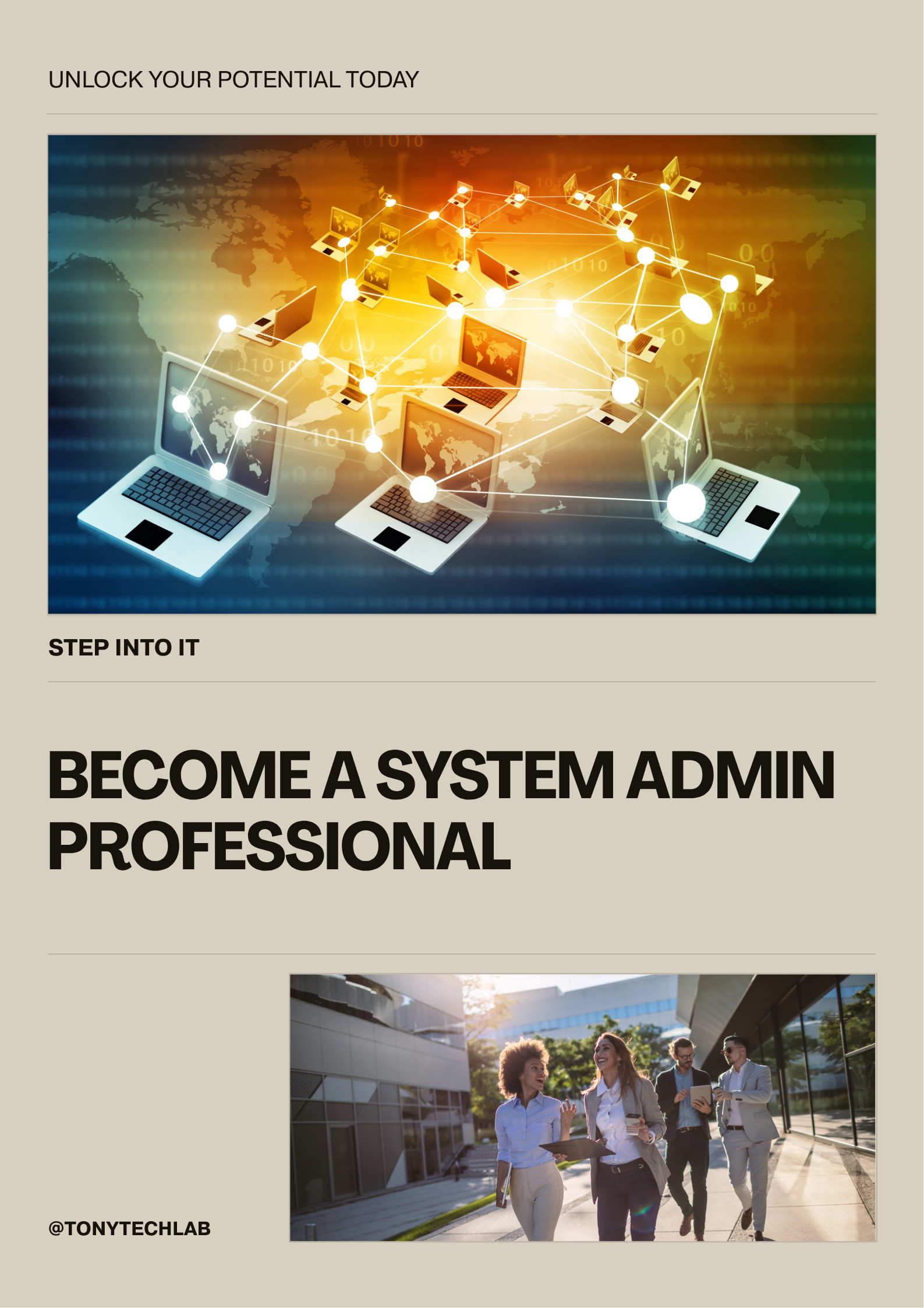 Poster – Become a System Admin Professional